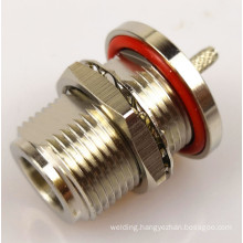 connector n f female rg6 flange mount frequency